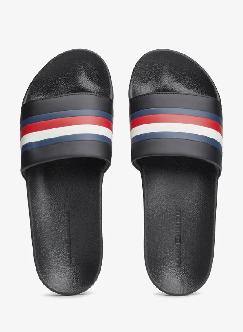 TOMMY HILFIGER Signature Tape Pool Slides