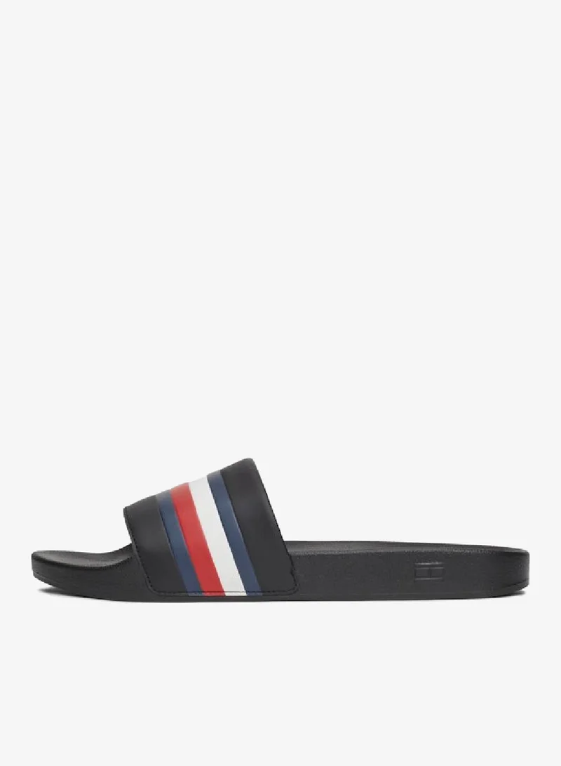 TOMMY HILFIGER Signature Tape Pool Slides