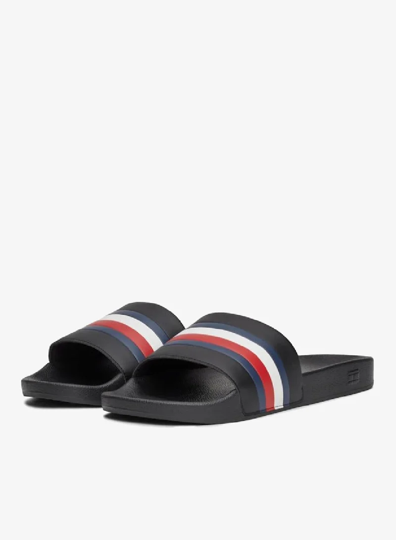 TOMMY HILFIGER Signature Tape Pool Slides