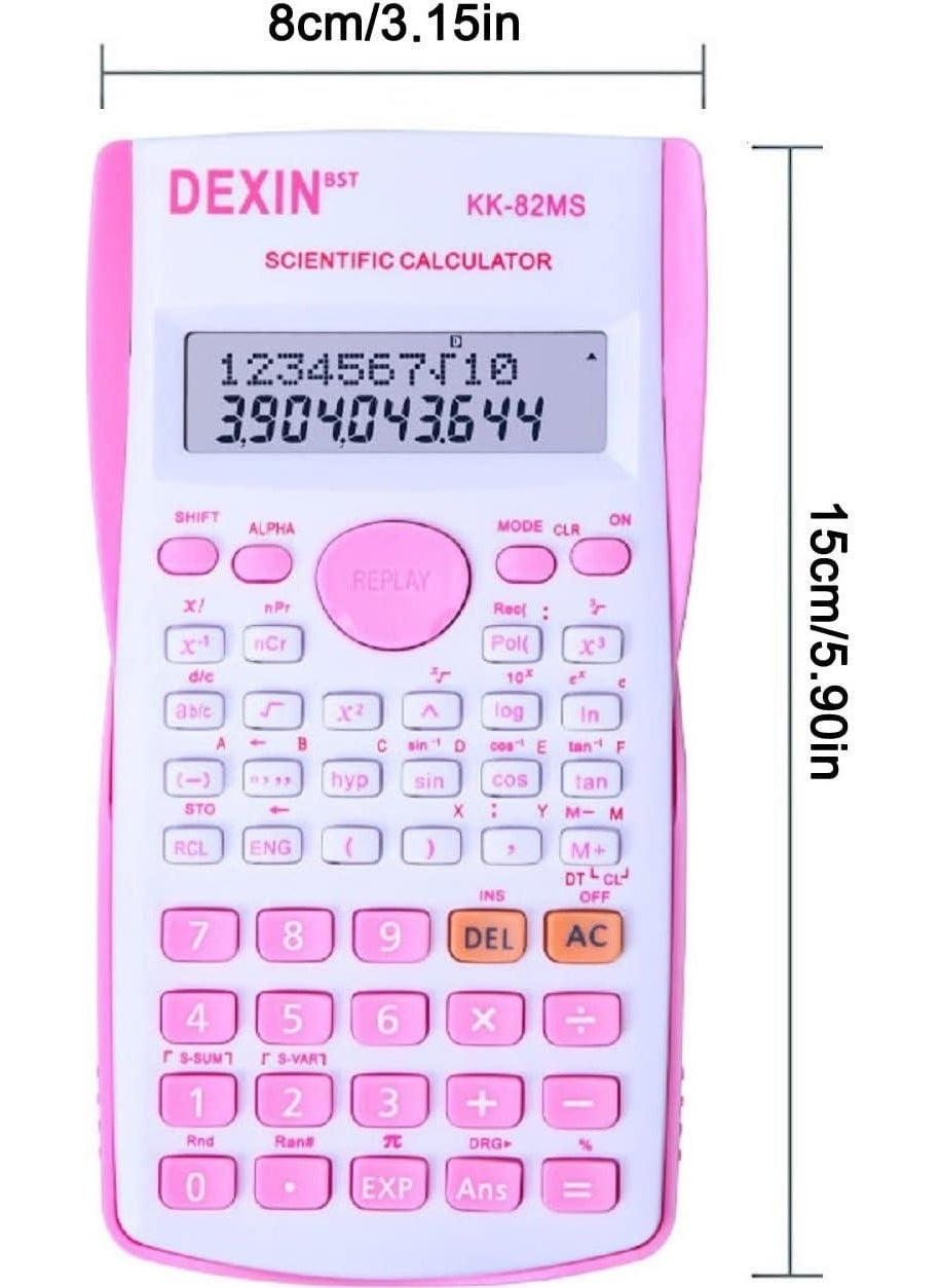 Valkyrie Dexin 240 Multifunctional Double Line Scientific Calculator White  - Image 3