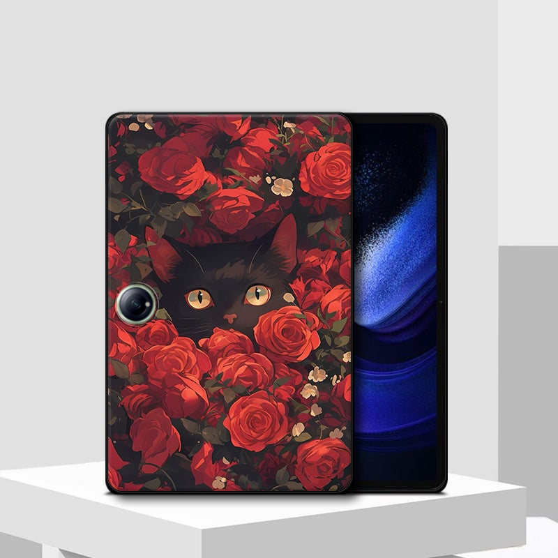 Suitable For Oppo Pad5 Protective Case Soft Shell 3Pro Cat 4Pro Cartoon Girl Air5 Cute Diy Single-Sided Ins - Image 4