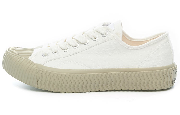 EXCELSIOR Cookie Shoes BOLT LO Classic Platform Anti-Slip Wear-Resistant Low-Top Canvas Shoes Unisex Gray Green - Image 1