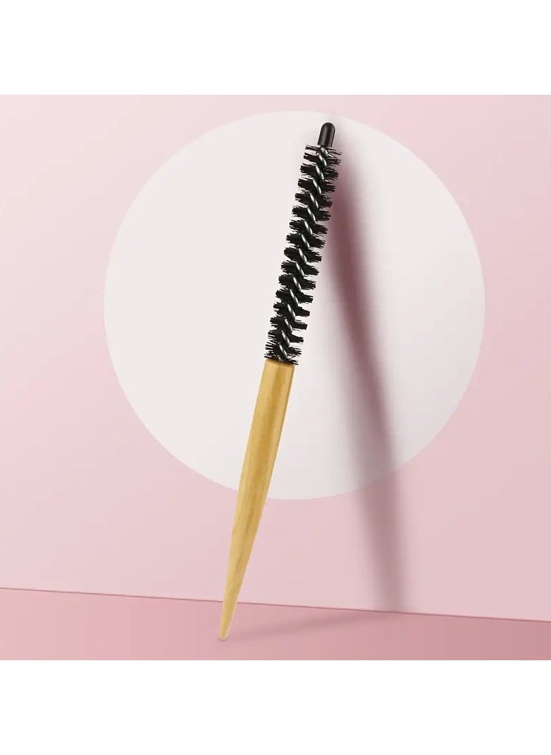 ORiTi Round Hair Brush Small Hairdressing Comb Teasing Brush Makeup Comb For Hair Styling, Volumizing Bangs, Hairdressing Tool For Blow Drying Curling Straightening  - Image 1