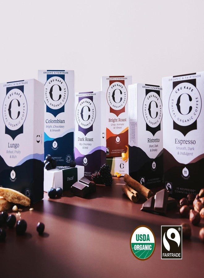 CRU Kafe Discovery Set Organic Espresso Coffee Pod Capsules (12 Coffee Pods) - Image 4