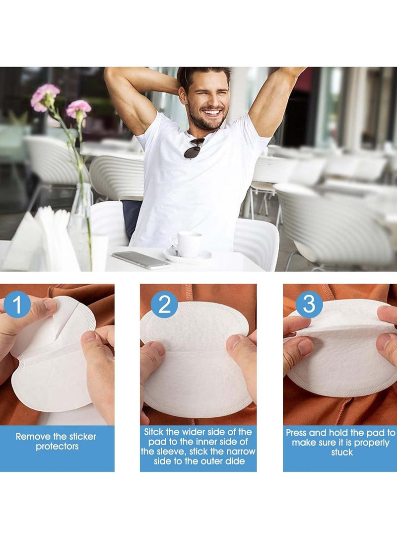 ALIVER 28pc Premium Underarm Sweat Pads for Men & Women | Disposable Armpit Dress Shields for Sweat Protection, Extra Adhesive, Ultra-Thin & Non-Visible, Soft Breathable Material, Hypoallergenic - No Sweat Stain Pads for Clothing || 100% Discreet & Comfortable Wear  - Image 4