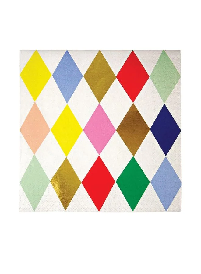 Meri Meri TS Harlequin Large Napkin