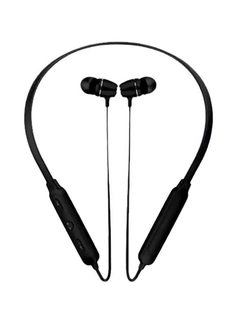 Celebrat A22 Wireless Neck Hanging Magnetic Earphone - Black - Image 1