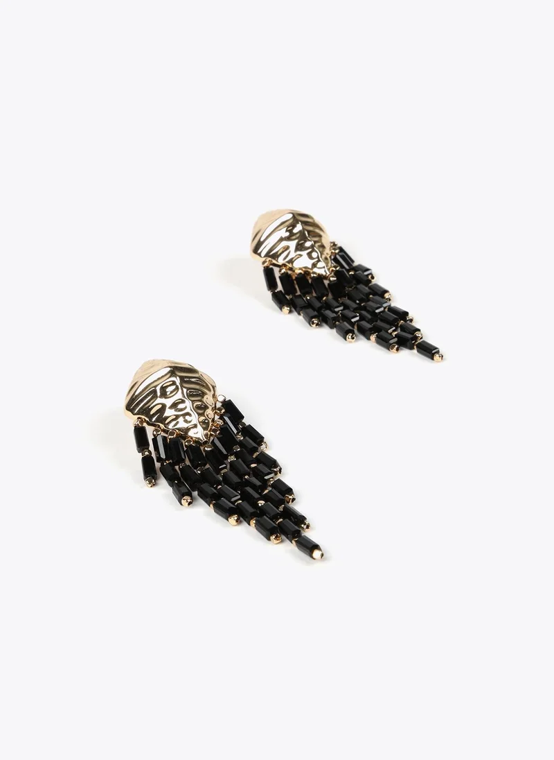 Lola Casademunt Gold-toned cascading effect earrings