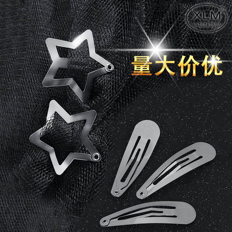 High Quality Star Hairpin Metal Clip Silver Five-Pointed Star Hairpin Bb Clip Hair Accessories Headwear Advanced Sense Ins - Image 5