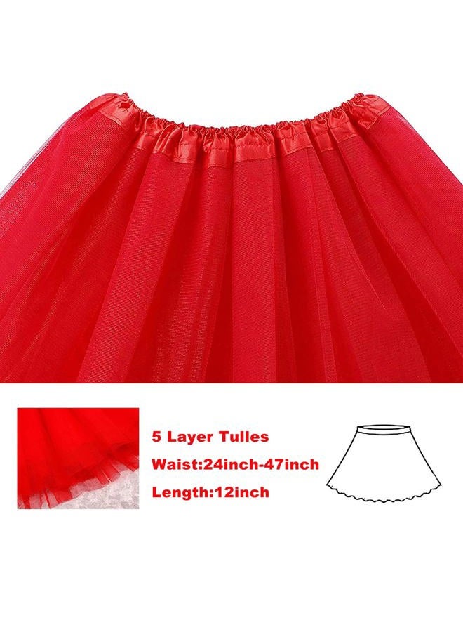 KICOFIT Tutus for Women Christmas Halloween Party Favor Costume Accessories Running Skirt - Image 3