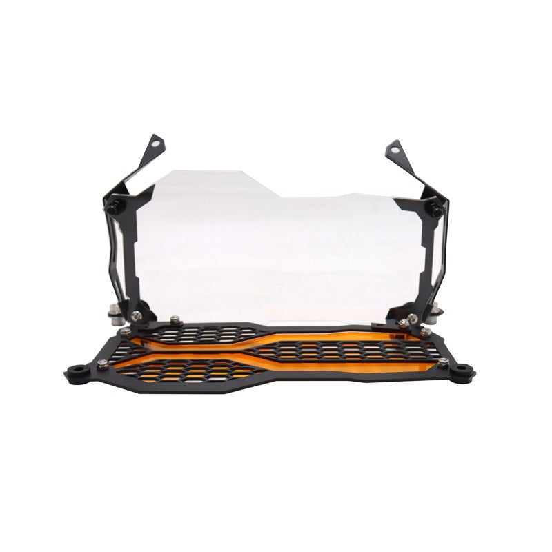 Motorcycle Headlight Protector Orange Easy Installation Grille Guard - High-quality Durable Grille Cover for BMW R1250GS ADV 2021 (40th Anniversary Edition) - Image 1