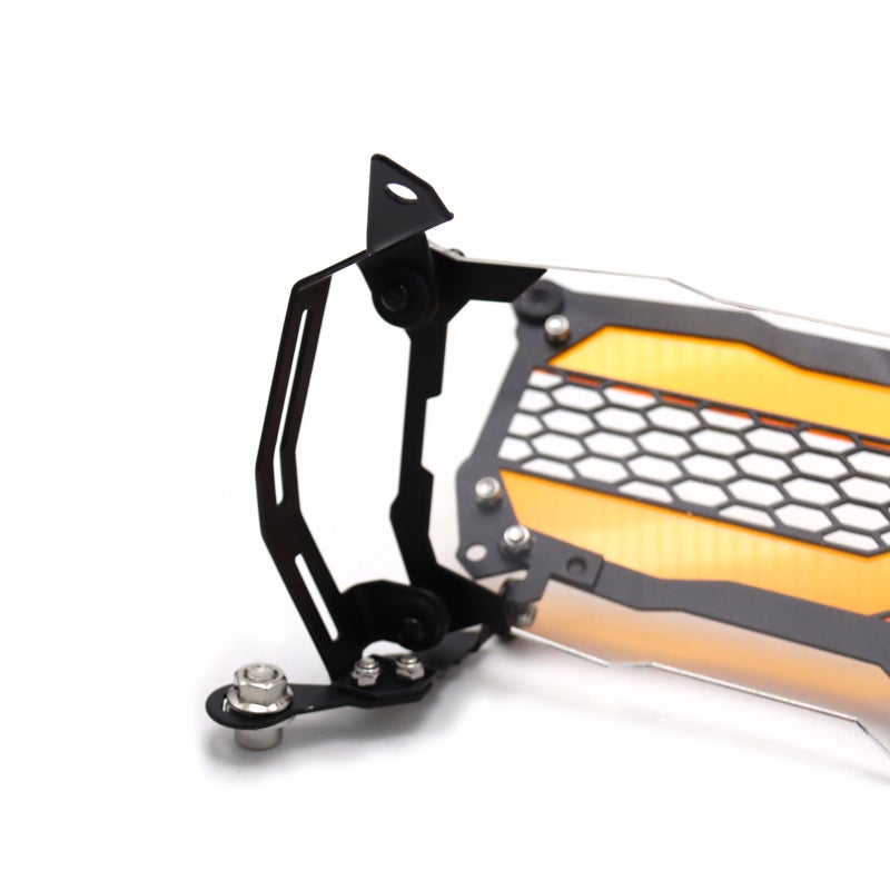 Motorcycle Headlight Protector Orange Easy Installation Grille Guard - High-quality Durable Grille Cover for BMW R1250GS ADV 2021 (40th Anniversary Edition) - Image 3
