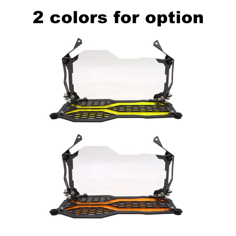 Motorcycle Headlight Protector Orange Easy Installation Grille Guard - High-quality Durable Grille Cover for BMW R1250GS ADV 2021 (40th Anniversary Edition) - Image 5