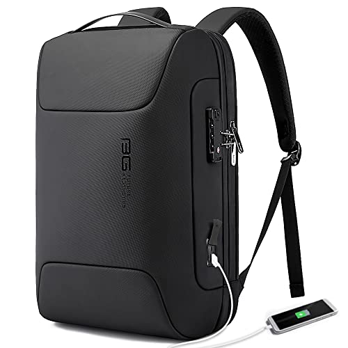 BANGE Anti Theft Business Backpack Fits 15.6 Inch Laptop,Smart Work Backpack with USB Charging Port for Office Work Airplane Business Travel - Image 1