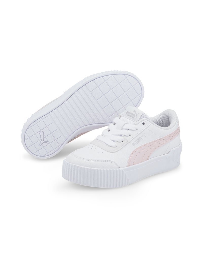 PUMA Carina Lift Girls White Trainers - Image 3