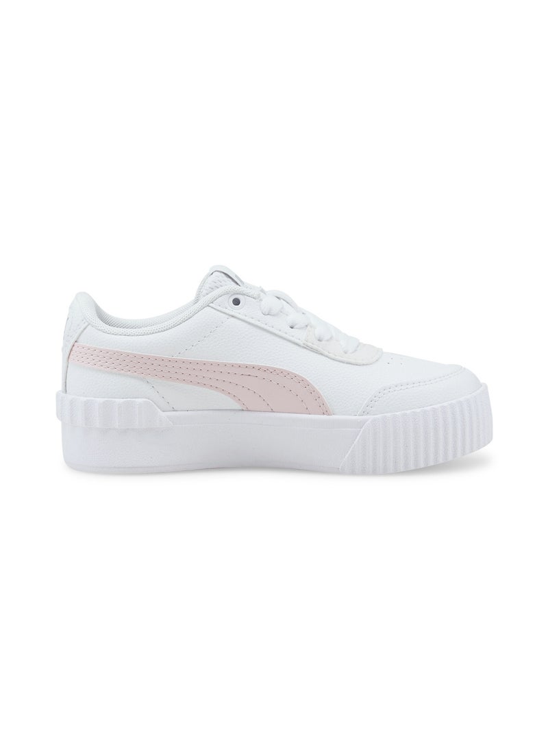 PUMA Carina Lift Girls White Trainers - Image 5