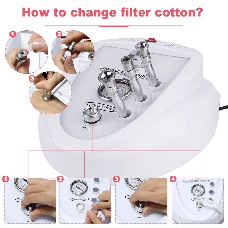 Meifuly Diamond Microdermabrasion Machine with 6568cmhg Suction Power - Image 2