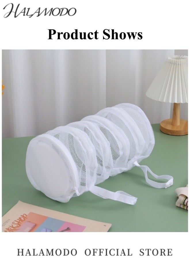 HALAMODO Shoe Washing Machine Bag Honeycomb Mesh Shoe Laundry Bag with Zipper for Sneakers & Running Shoes & Sock & Bras & Delicates & Toys  - Image 5