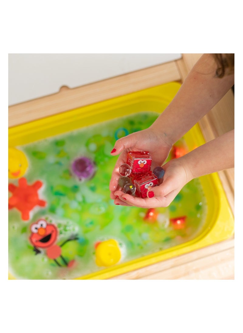 Bamboo Bark - Glo Pals Sesame Street light up baby & kids bath toys glow cubes, water play - Image 1