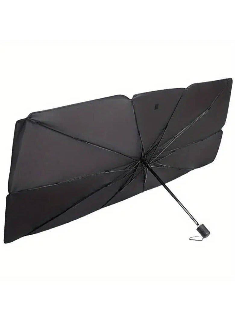 PROMASS Foldable Car Windshield Sunshade Umbrella - Portable Sun Protection for Automobiles - Durable Material - Keeps Car Cool  - Image 4