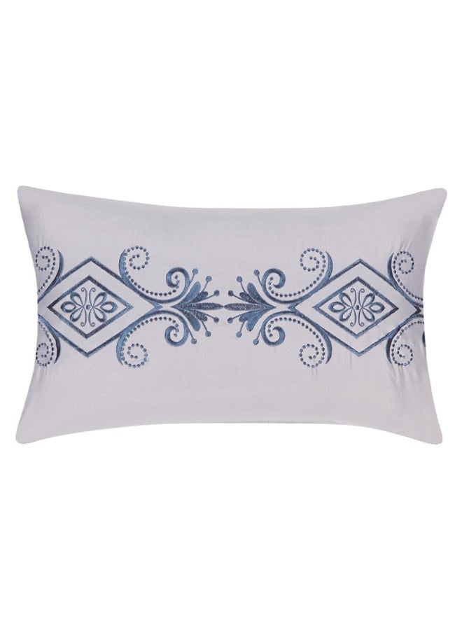 Hours Horse 4-piece single-size comforter set, embroidered with a modern and distinctive pattern  - Image 4