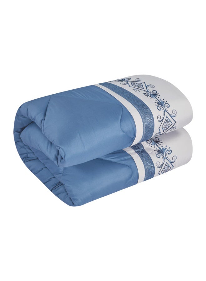 Hours Horse 4-piece single-size comforter set, embroidered with a modern and distinctive pattern  - Image 2