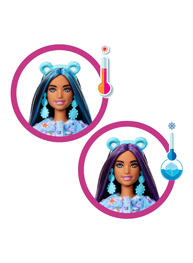 Barbie Cutie Reveal Care Bears Doll & Accessories, Series 2 Dream Bright Bear With 10 Surprises Including Color Change & Mini Bear - Image 2