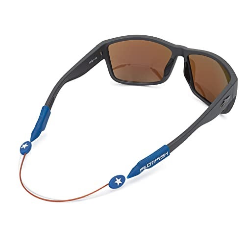 Pilotfish No Tail Adjustable Eyewear Retainer Cable Strap: Sunglasses, Eyeglasses, Glasses (16 Inch, Freedom) - Image 1