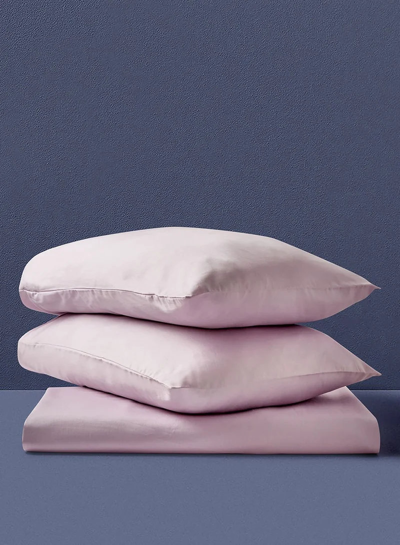Noon East King Size Fitted Flat Sheet with Pillowcase "180 x 200 +33cm - 50 x 75 cm"