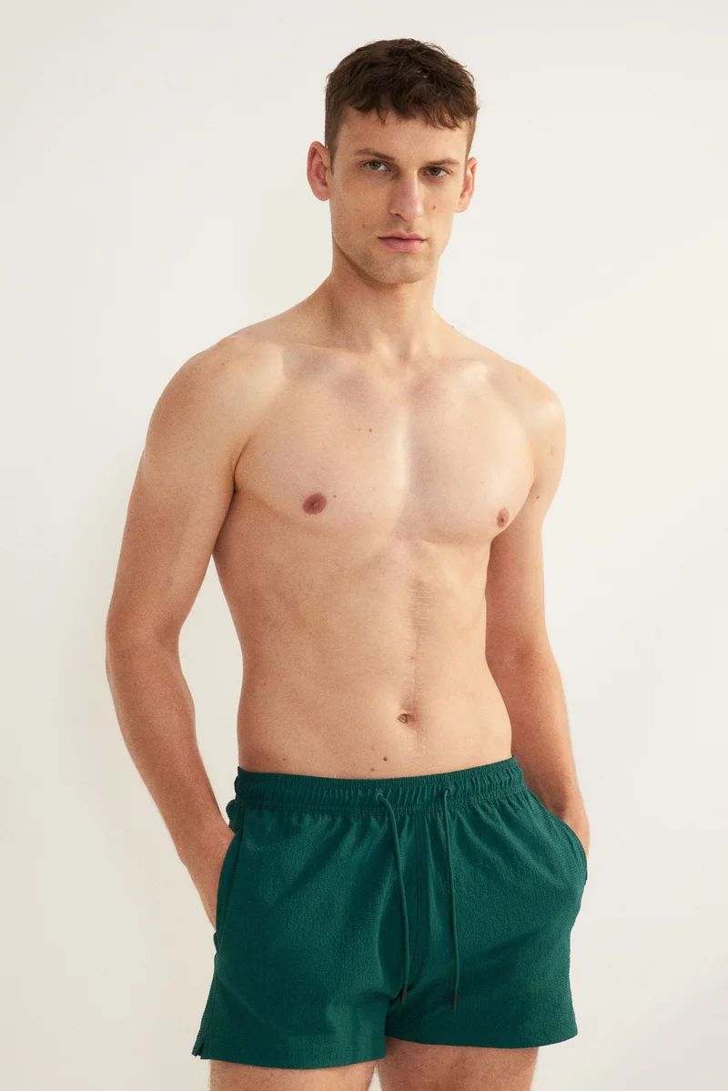 H&M Seersucker swim shorts