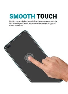 NAFO OnePlus NORD (5G), 9H Hardness Tempered Protective Film, High Sensitivity Clear Anti Fingerprint Bubble Free Glass Screen Protector  - Image 3
