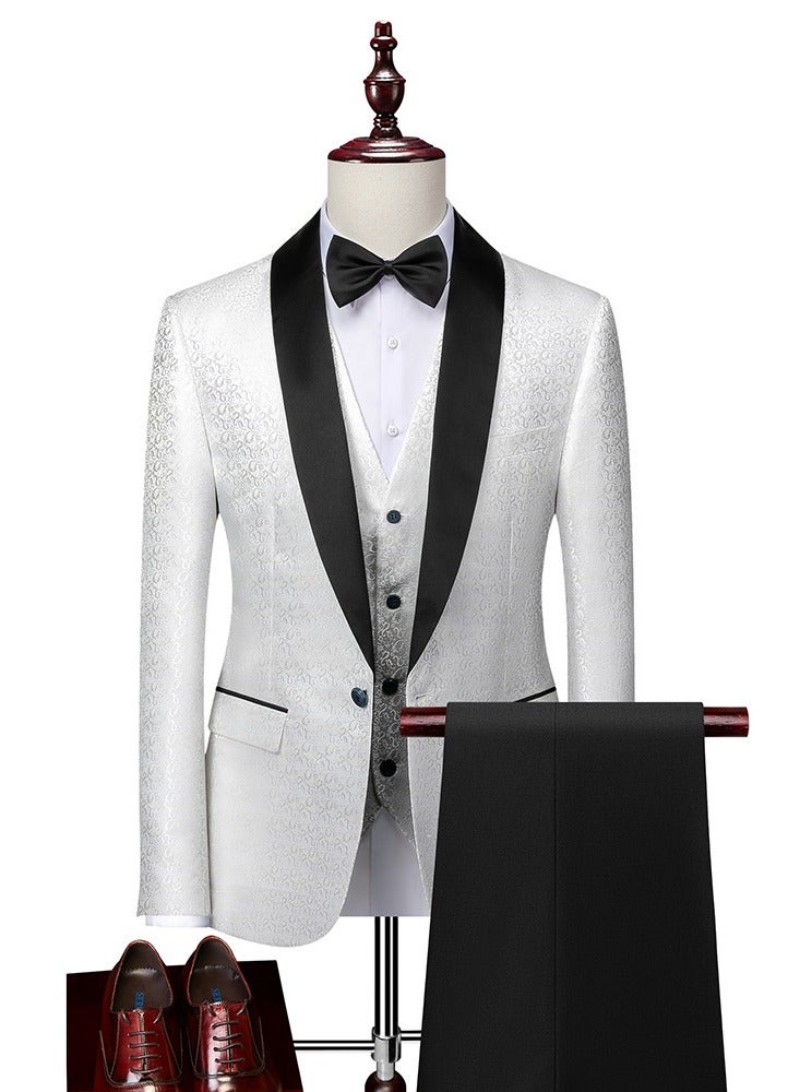 Shougu New Slim Fit Suit Set With Three Pieces  - Image 1