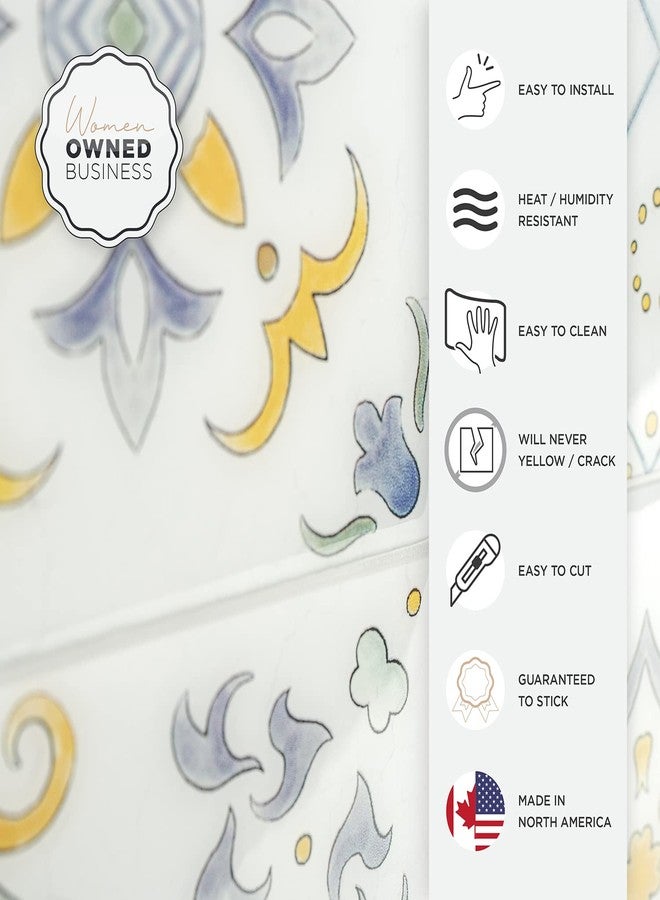 SMART TILES Peel and Stick Backsplash - 5 Sheets of 9" x 9" - 3D Adhesive Peel and Stick Tile Backsplash for Kitchen, Bathroom, Wall Tile - Image 4