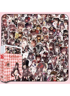Generic 120 Piece Genshin Impact Stickers Waterproof Cute Cartoon Vinyl Hu Tao Stickers Gift Box 