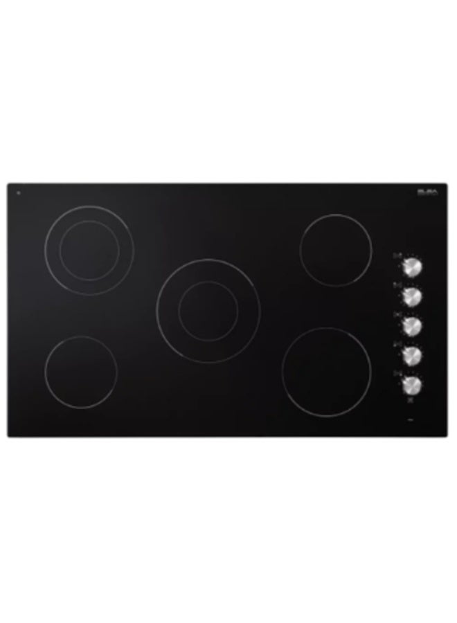 90 cm Electric ceramic hob, 5 zones including 2 double zone, sideward control knobs EVC915SK