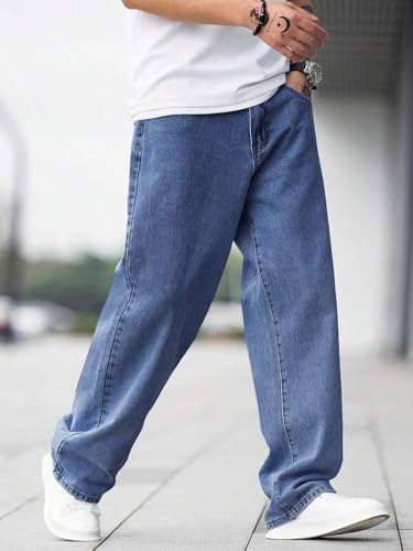 KOTTY Men's Vintage Wash with a Modern Twist Faded Jeans(Blue,28) - Image 2