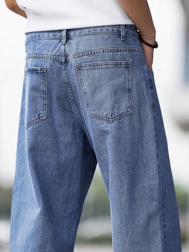 KOTTY Men's Vintage Wash with a Modern Twist Faded Jeans(Blue,28) - Image 4