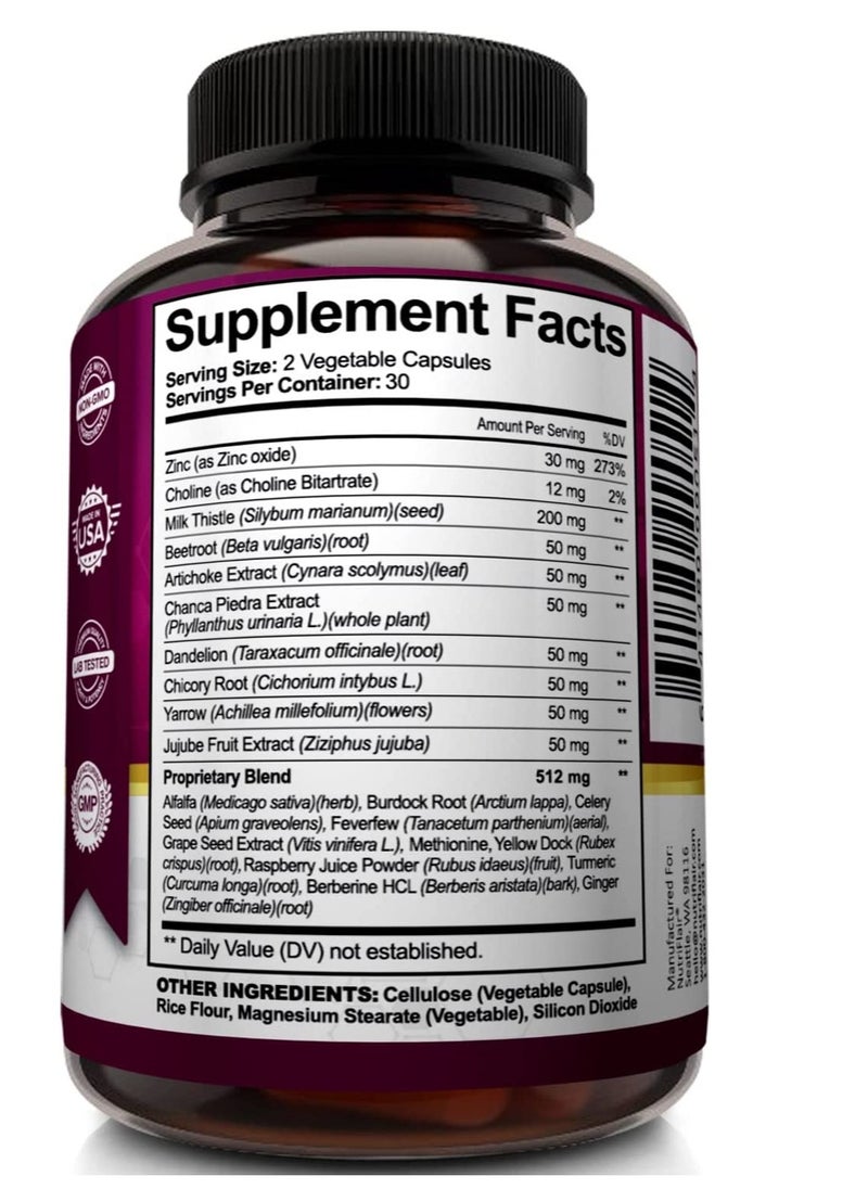 NutriFlair Liver Cleanse 60 Capsules  - Image 3