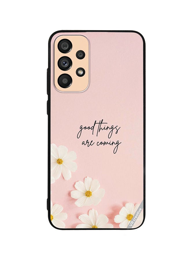 VR CREATIVE Protective Case Cover For Samsung Galaxy A72 Good Things Are Coming Design Multicolour - Image 1