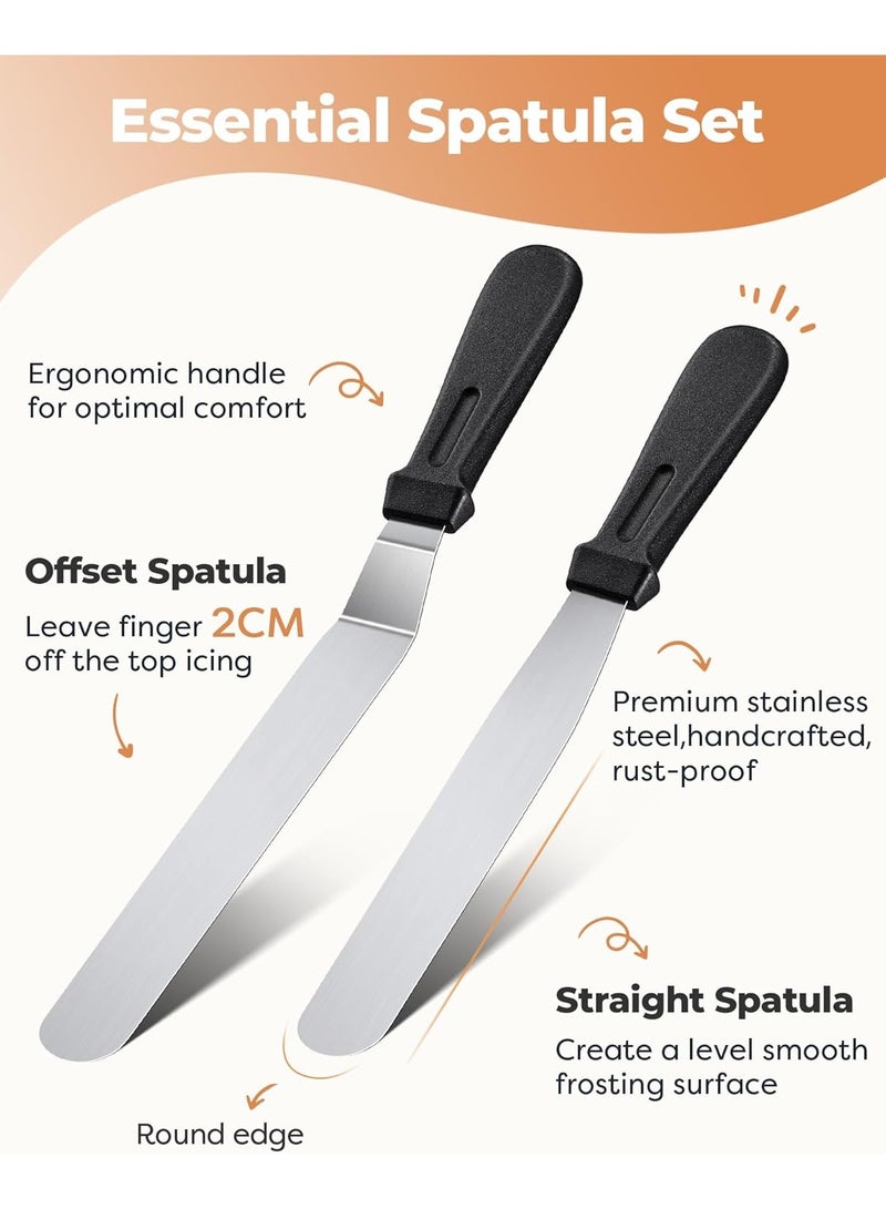 أكويلوكس مجموعة حامل أنابيب الكيك - أدوات تزيين كريمية احترافية للحصول على نتائج على مستوى المخابز - Image 5