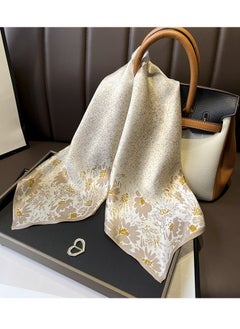 Generic Women's Sweet Silk Scarf Made Of Pure Silk And Mulberry Silk  - Image 1
