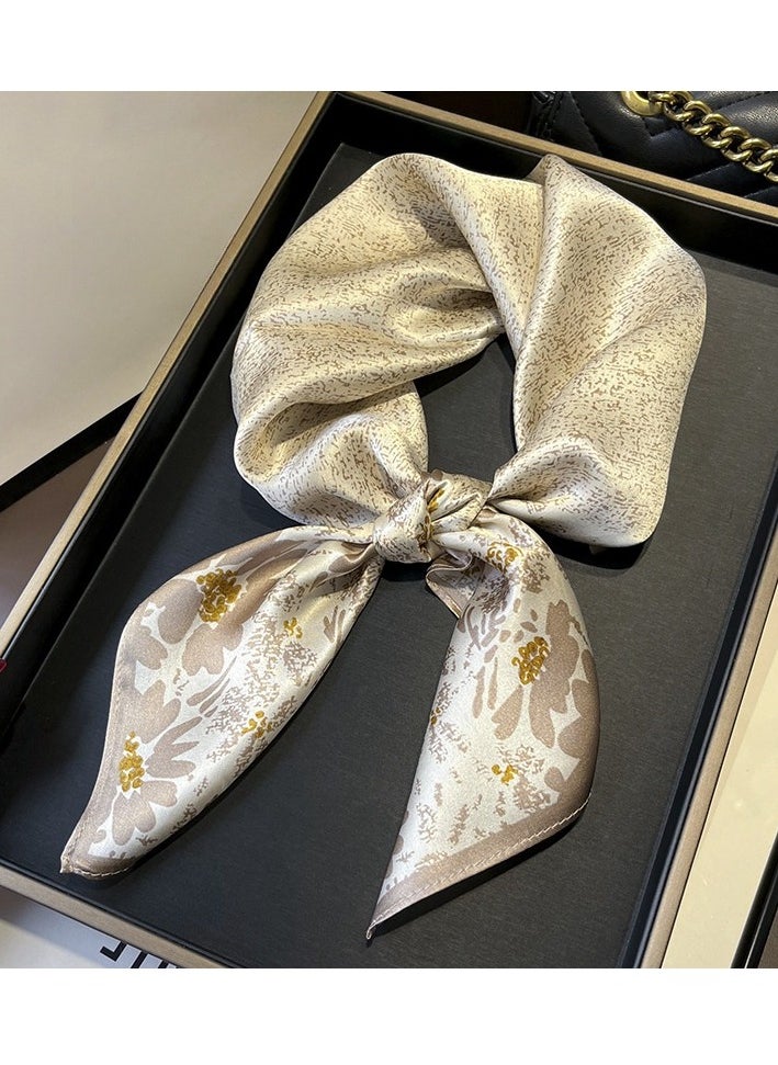Generic Women's Sweet Silk Scarf Made Of Pure Silk And Mulberry Silk  - Image 2