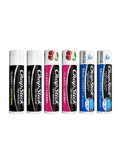 chapstick Classic Lip Care 6Count Includes Original Moisturizer Original & Classic Cherry  - Image 2