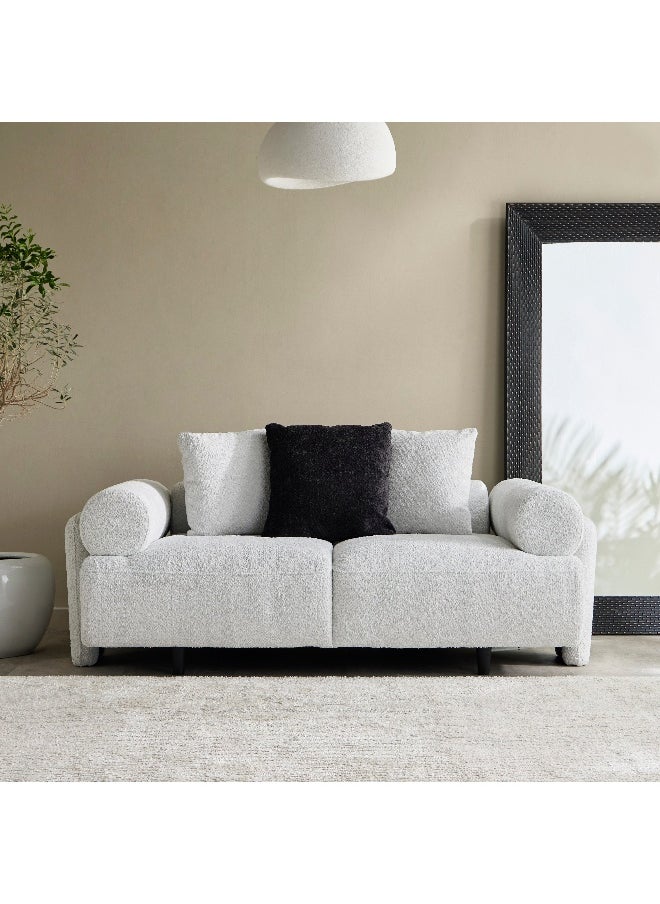 Home Box Delmon 2-Seater Large Fabric Sofa with 3 Cushions  - Image 2