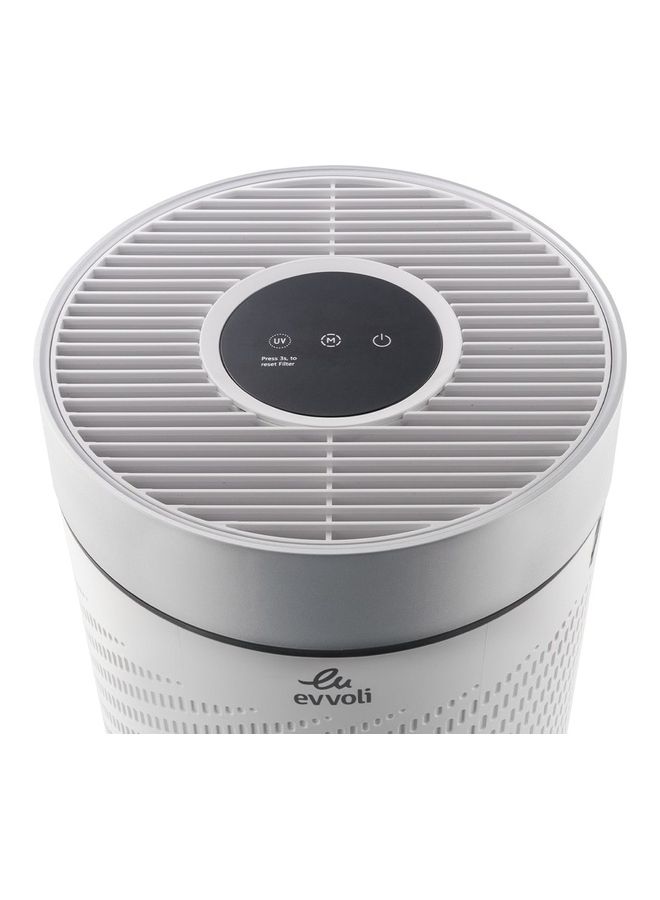 evvoli Air Purifier With True HEPA Filter And UV Technology Low Noise Sleep Mode Filter Replacement For Home Bedroom And Office EVAP-27UW EVAP-27UW White - Image 3