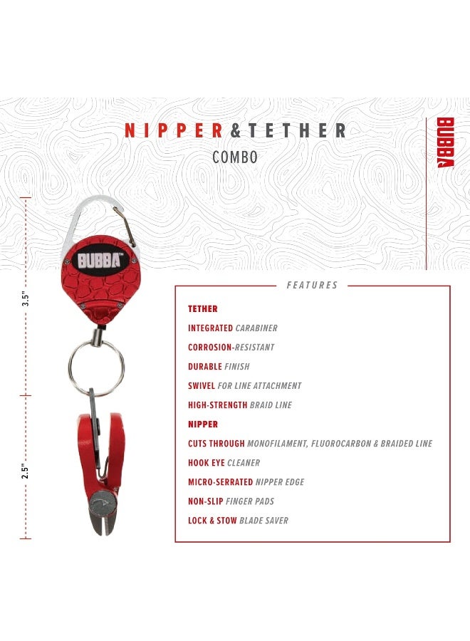 Bubba Tool Tether & Nipper Combo With Non-Slip Grip And Lanyard - Image 3
