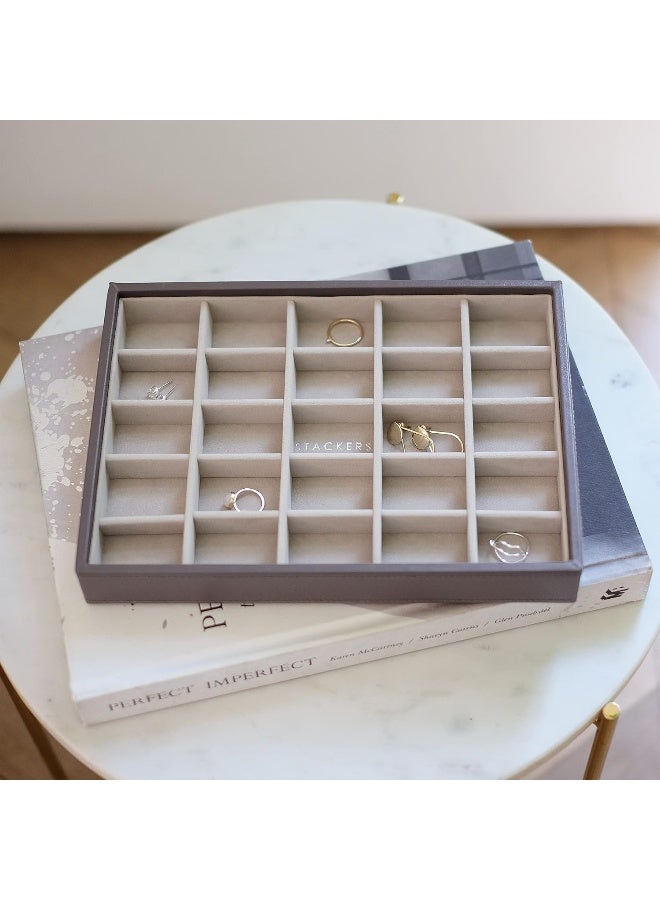 Stackers Blush Pink Classic Trinkets Layer – Jewelry Tray for Organizing Rings, Earrings, Charms & Small Accessories, Featuring Soft Velvet Lining and Stackable Design for Custom Jewelry Storage - Image 2