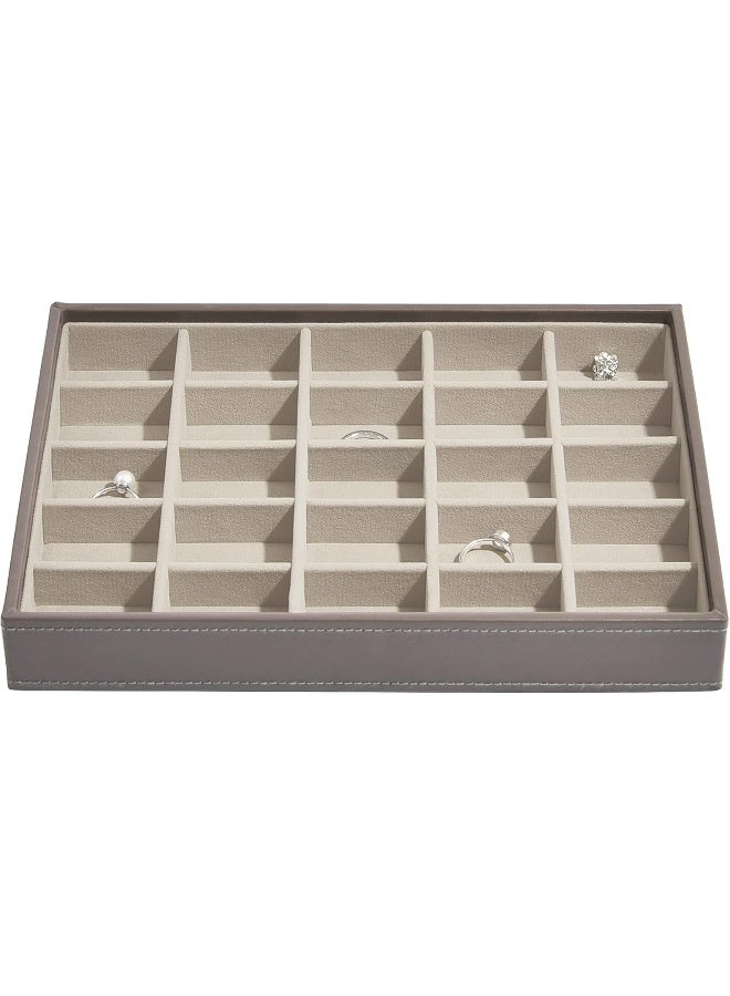 Stackers Blush Pink Classic Trinkets Layer – Jewelry Tray for Organizing Rings, Earrings, Charms & Small Accessories, Featuring Soft Velvet Lining and Stackable Design for Custom Jewelry Storage - Image 1