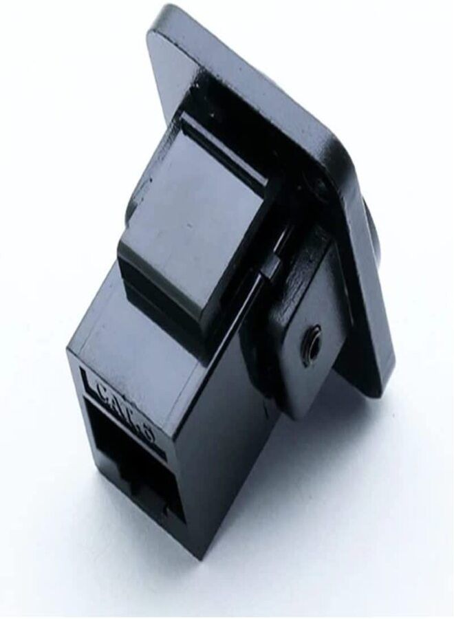 DKURVE RJ45 CAT6 Socket Panel Mount Female Jack Adapter - Image 3