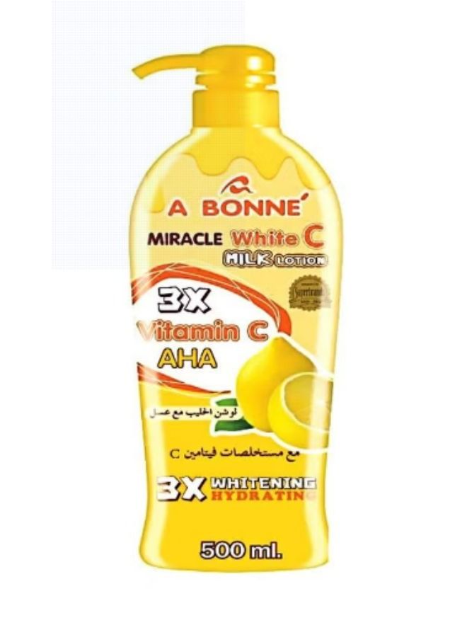 إيه بون لوشن الحليب ميراكل وايت سي أبيض 500مل